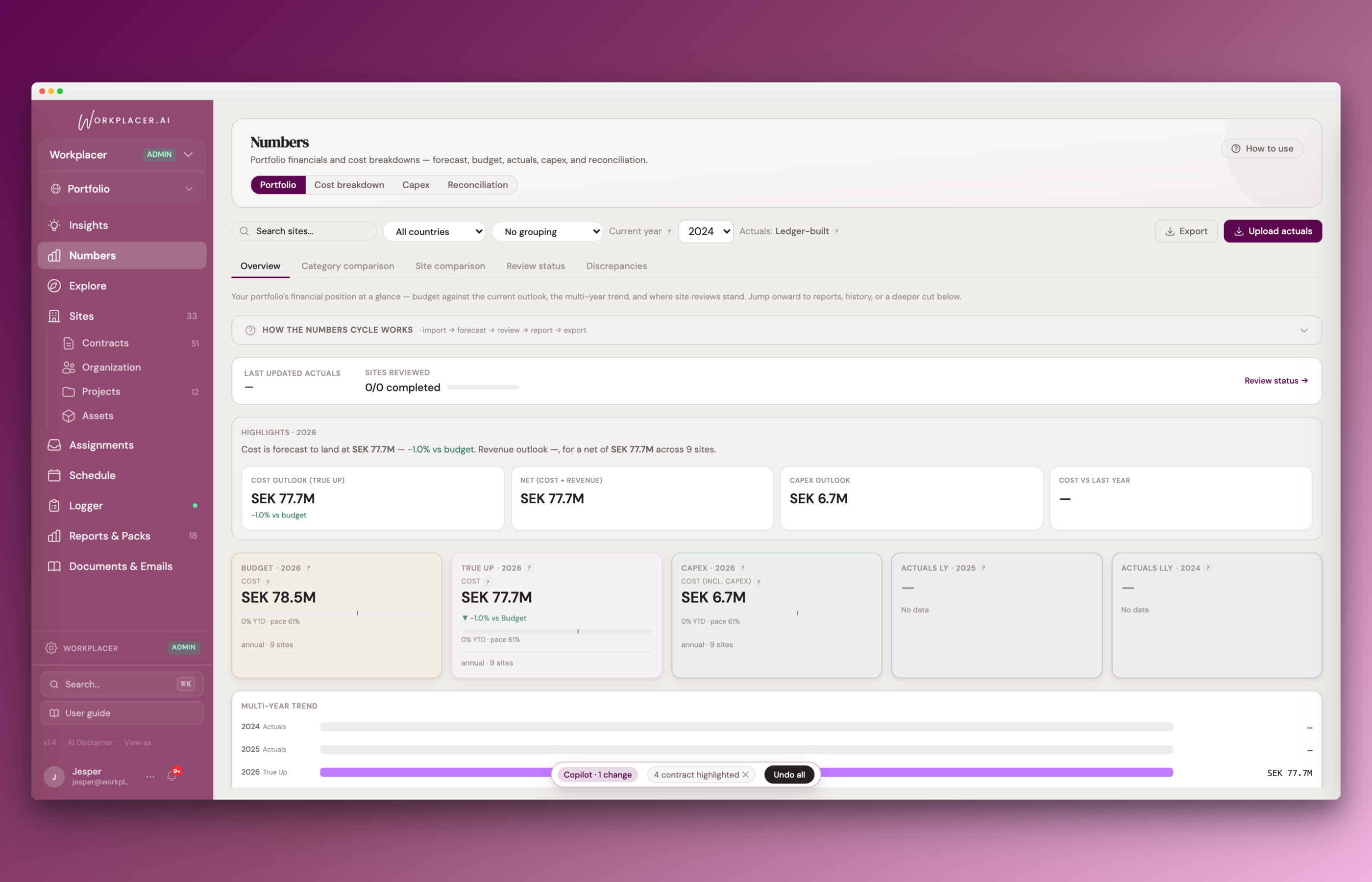 Ask anywhere — Copilot's new ask bar