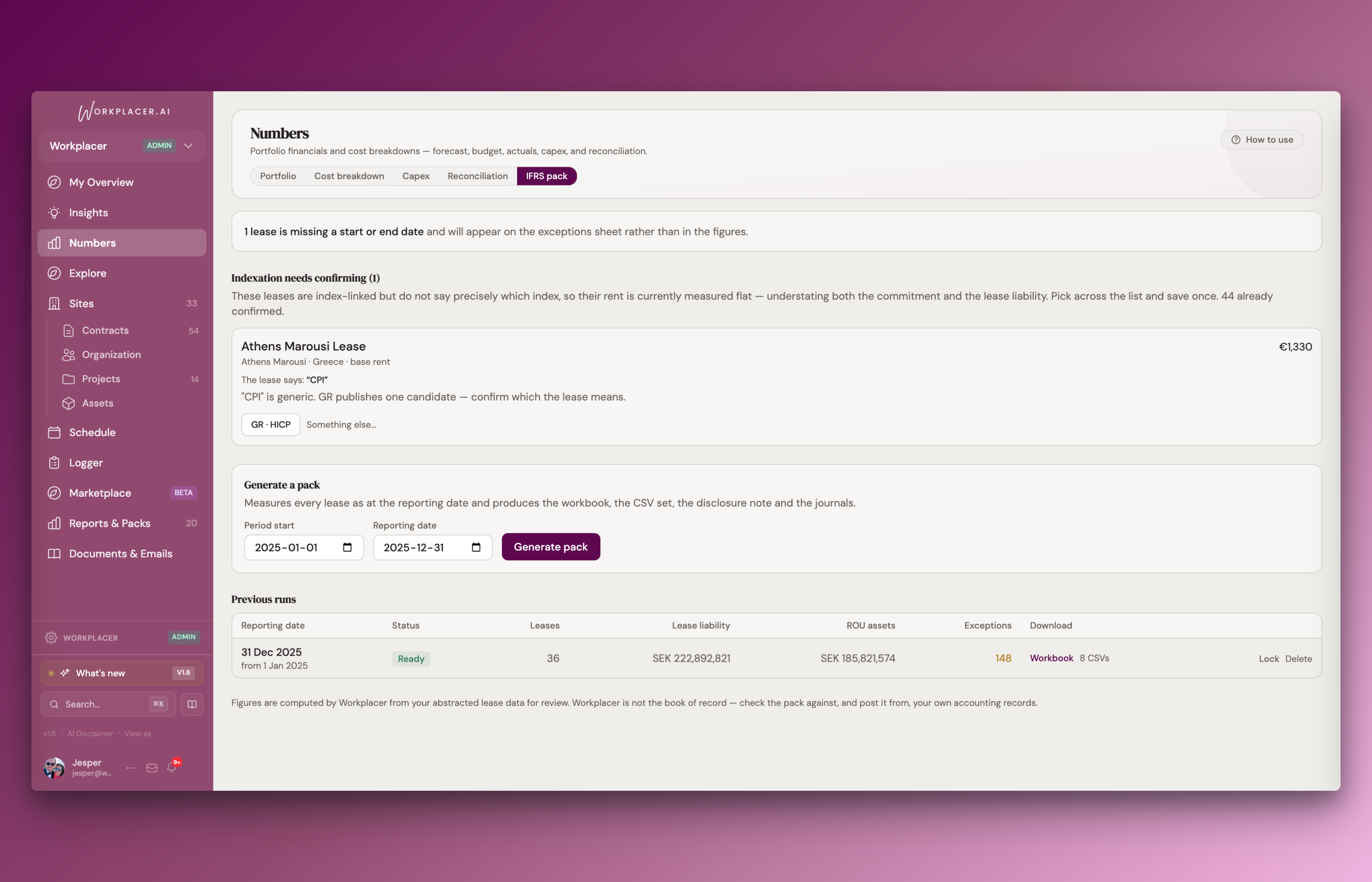 The quarter's lease accounting, in one click
