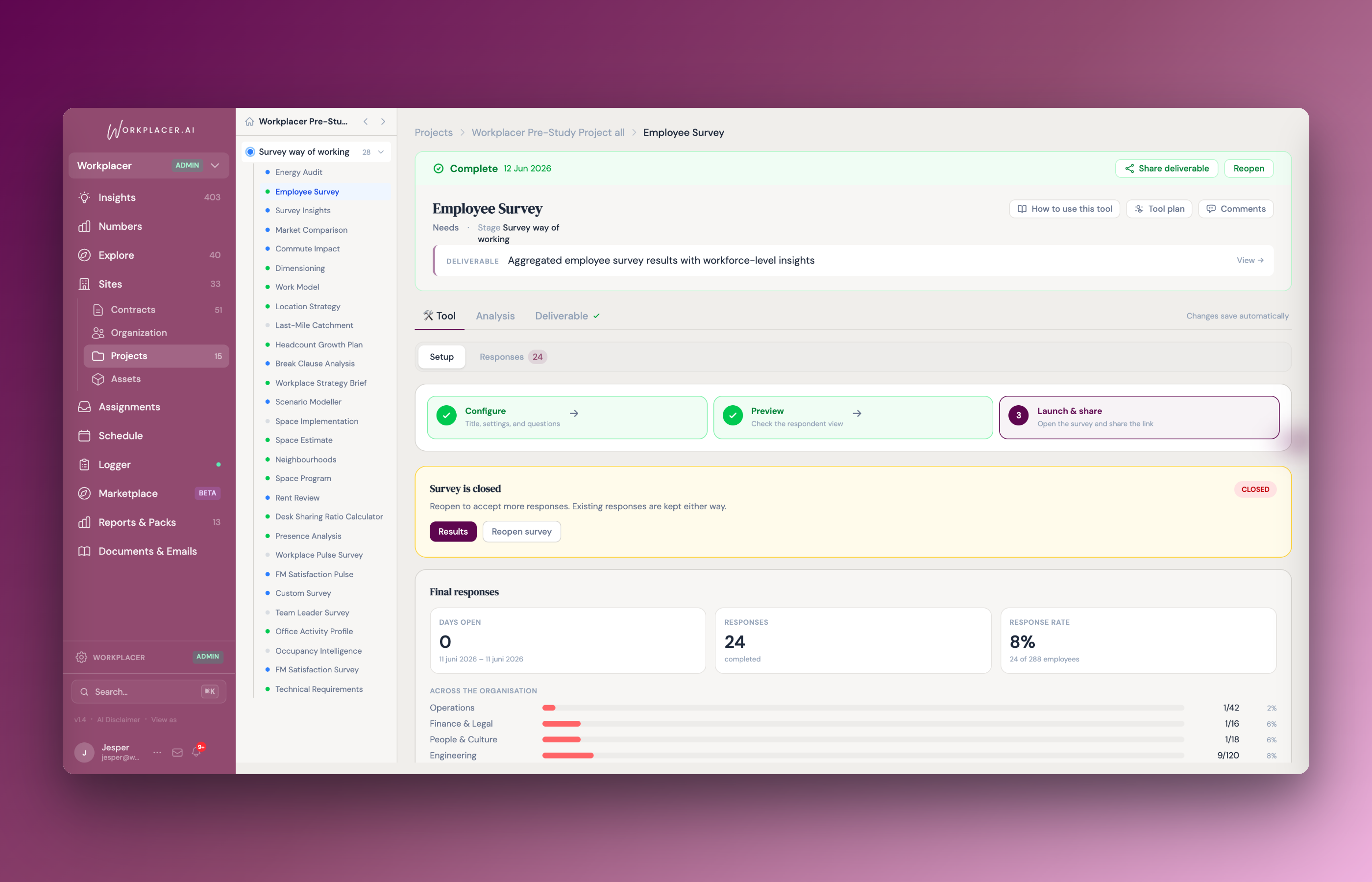 Surveys, from setup to insight